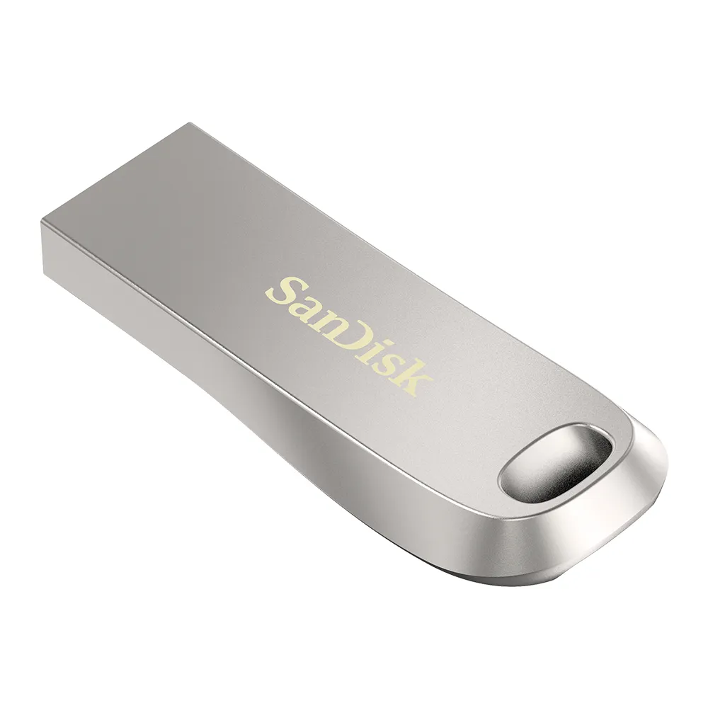 SanDisk Ultra Luxe USB 3.2 Gen 1 64 GB USB-minne, silver