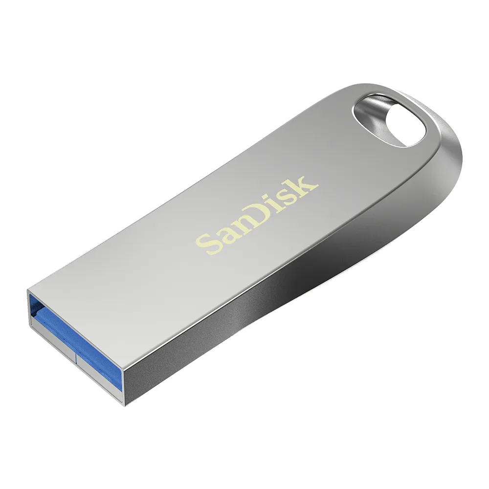 SanDisk Ultra Luxe USB 3.2 Gen 1 64 GB USB-minne, silver