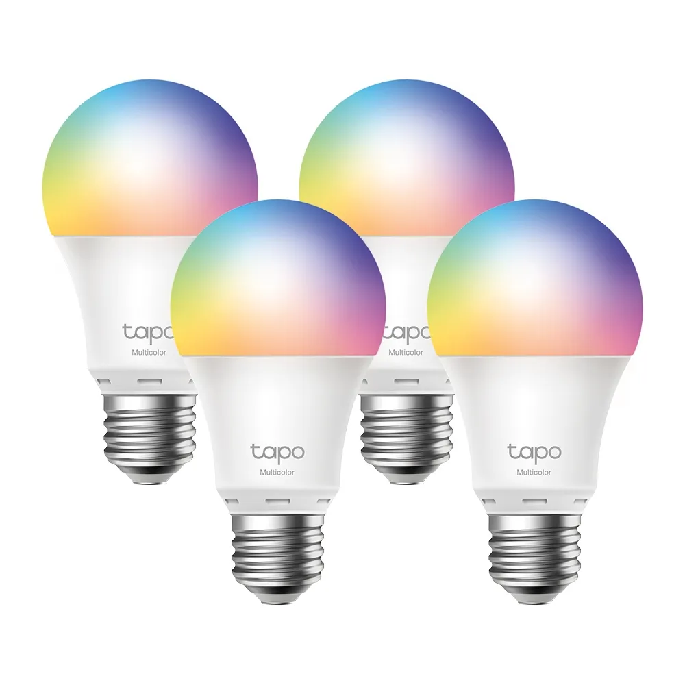 TP-Link Tapo L530E Smart Wi-Fi -älylamppu, multicolor, 4 kpl