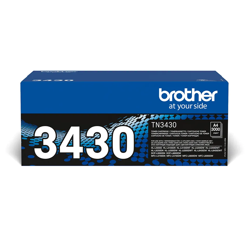 Brother TN3430 toner cartridge, Black