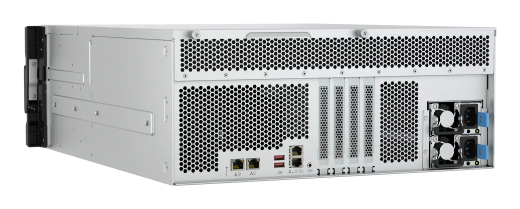 QNAP TS-H2477AXU-RP-R7-32G - Network Attached Storage, Black, Grey