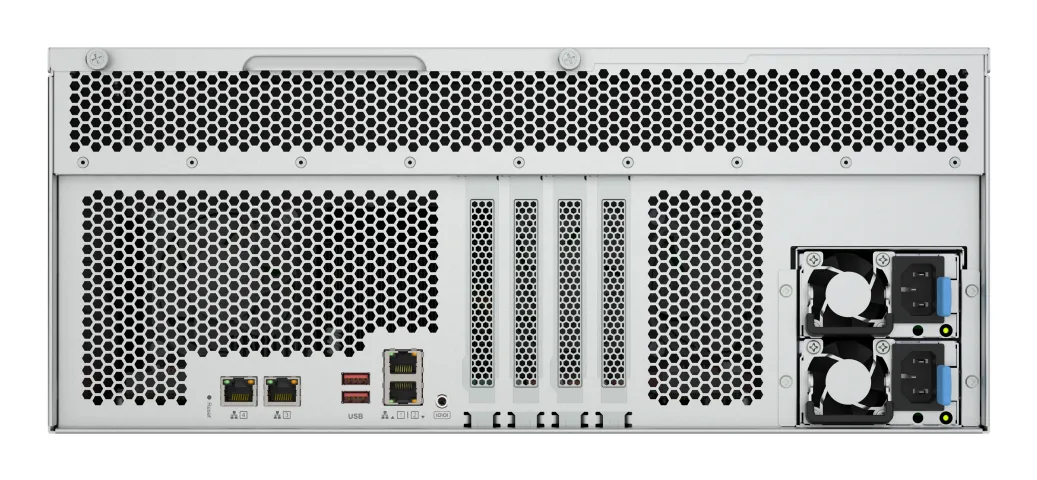 QNAP TS-H2477AXU-RP-R7-32G - Network Attached Storage, Black, Grey