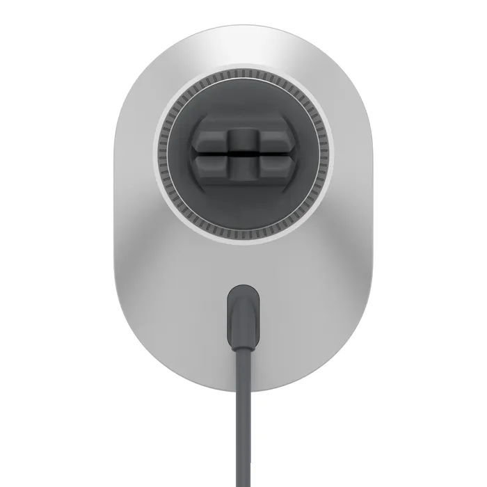 Belkin  BoostCharge Pro Magnetic Wireless Car Charger with Qi2 15W -puhelinpidike, Hopea, Valkoinen