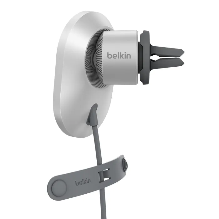 Belkin  BoostCharge Pro Magnetic Wireless Car Charger with Qi2 15W - phone holder, Silver, Vit