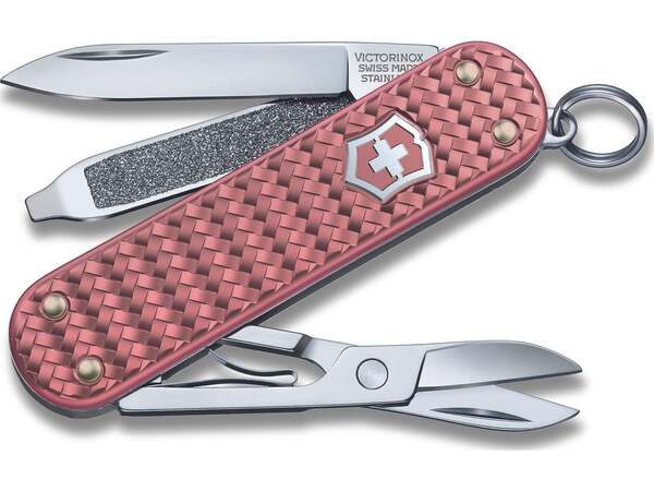 Victorinox Classic SD Precious Alox fickkniv, 58 millimeter, Mild rosa