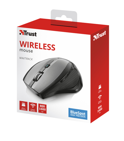 TRUST MAXTRACK WIRELESS MOUSE - WIRELESS MOUSE SIZE L
