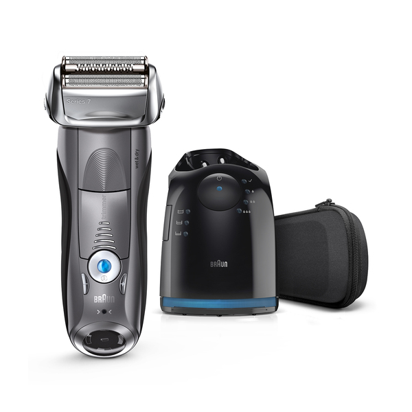 BRAUN 7865CC SERIES-7 PARTAKONE HUOLTOKESKUKSELLA HARMAA