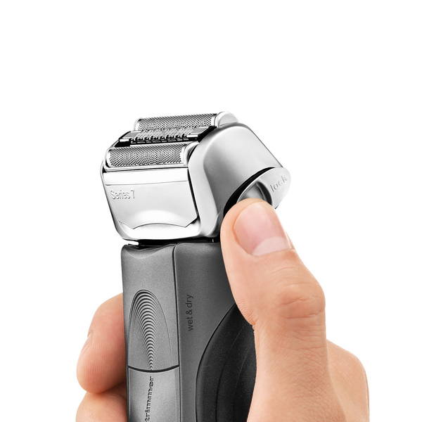 BRAUN 7865CC SERIES-7 PARTAKONE HUOLTOKESKUKSELLA HARMAA
