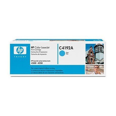 HP Color LaserJet C4192A lasertoner, cyan