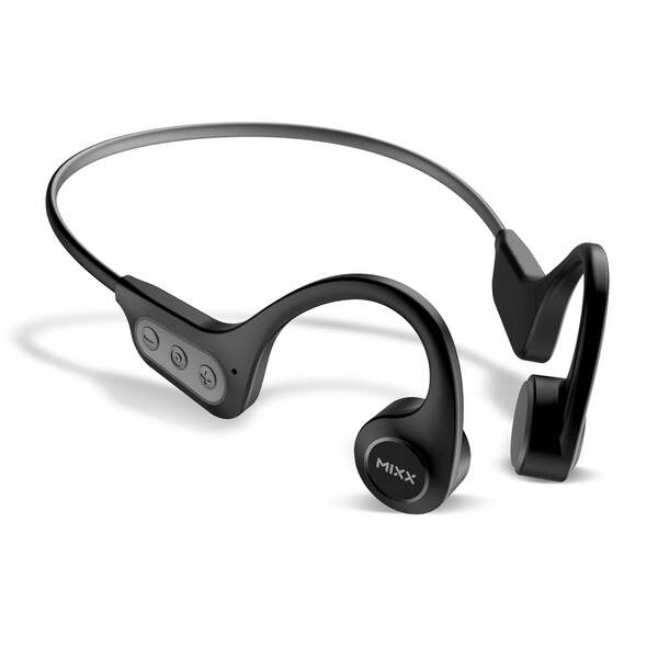 Mixx Resonate OWS Wireless Bone Conductor Headphones, Black
