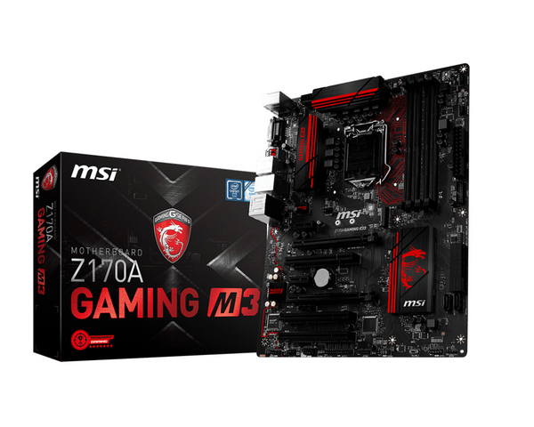 MSI Z170A Gaming M3, ATX -emolevy