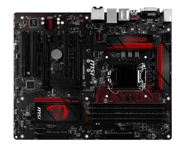 MSI Z170A Gaming M3, ATX -emolevy