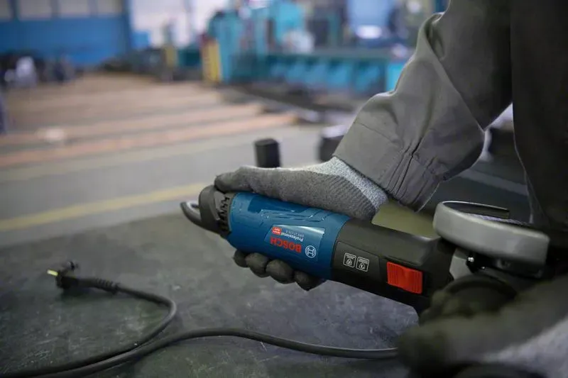 Bosch angle grinder GWS 17-125 S Professional (blue/black, 1,700 watts)