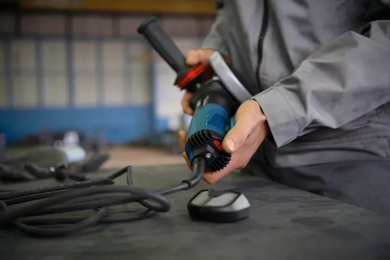 Bosch angle grinder GWS 17-125 S Professional (blue/black, 1,700 watts)