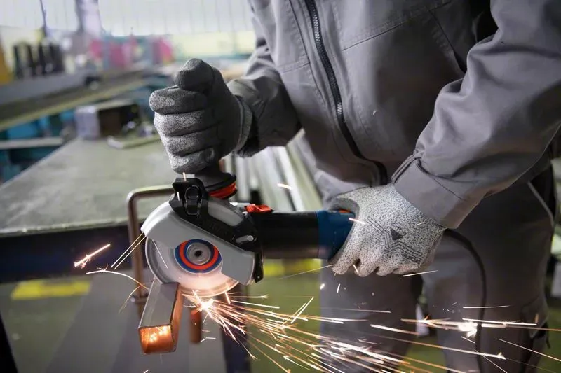 Bosch angle grinder GWS 17-125 S Professional (blue/black, 1,700 watts)