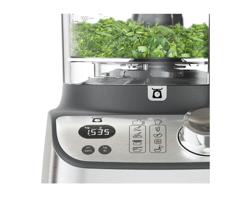 Kenwood MultiPro XL Weigh+ FDM72.990SS Food Processor, 1000 Watt, 3 Litre, Stainless Steel