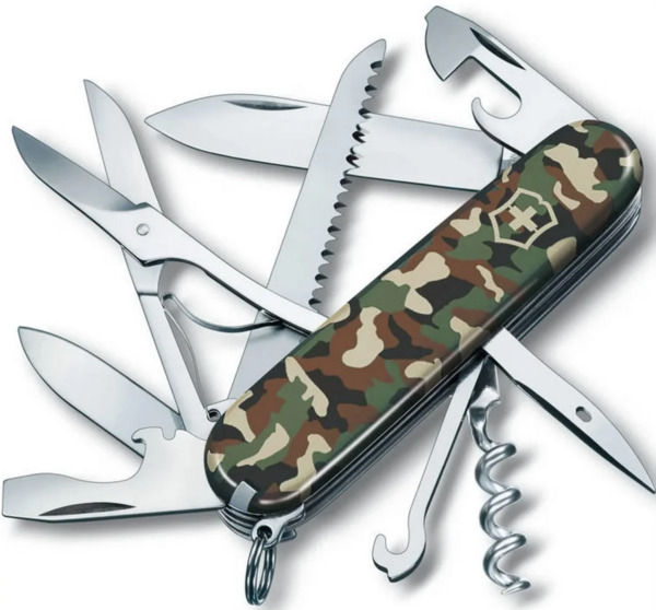 Victorinox Huntsman Pocket Multi-tool, Camouflage, 91 mm