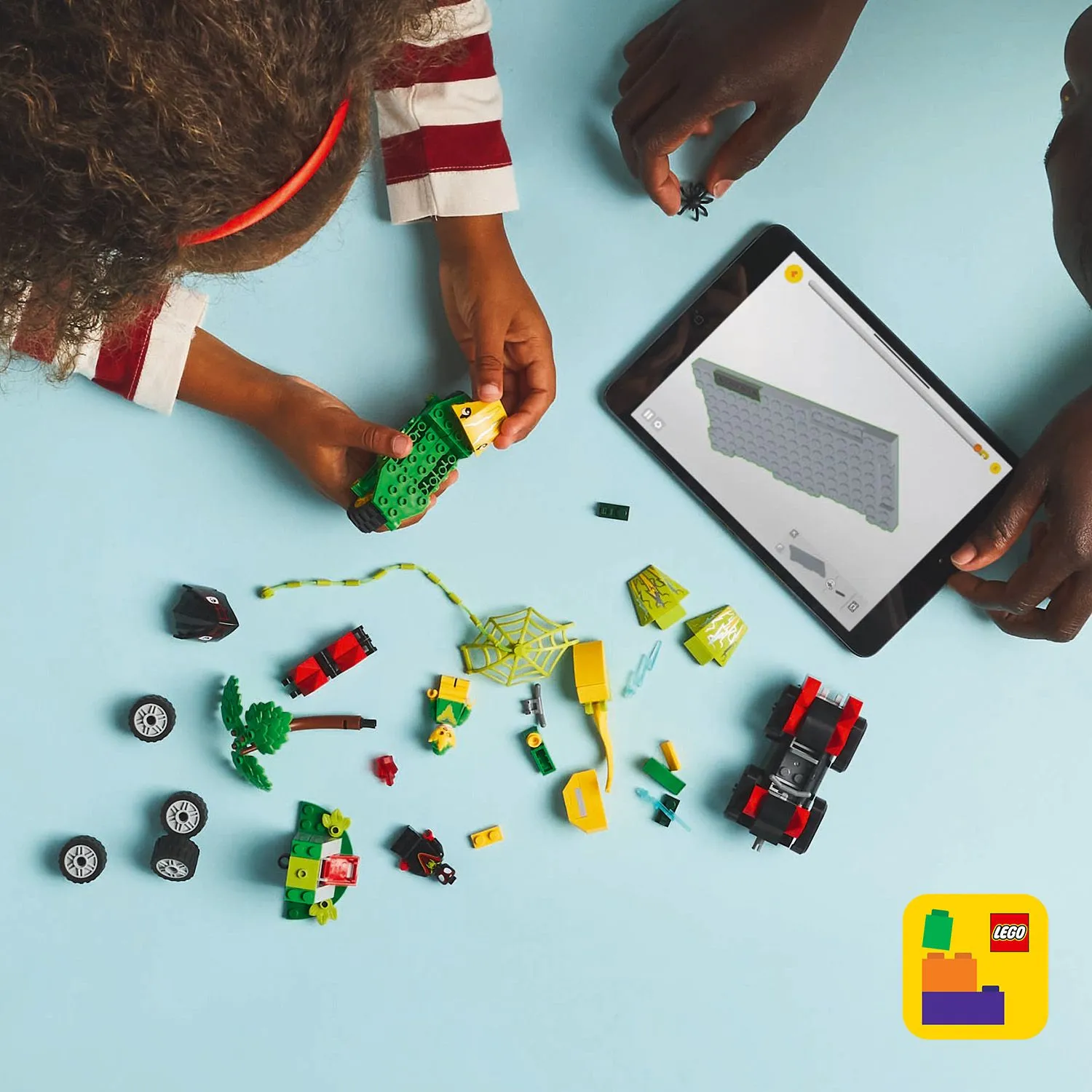 LEGO Marvel Spin and Electro: Dino Chase 11198