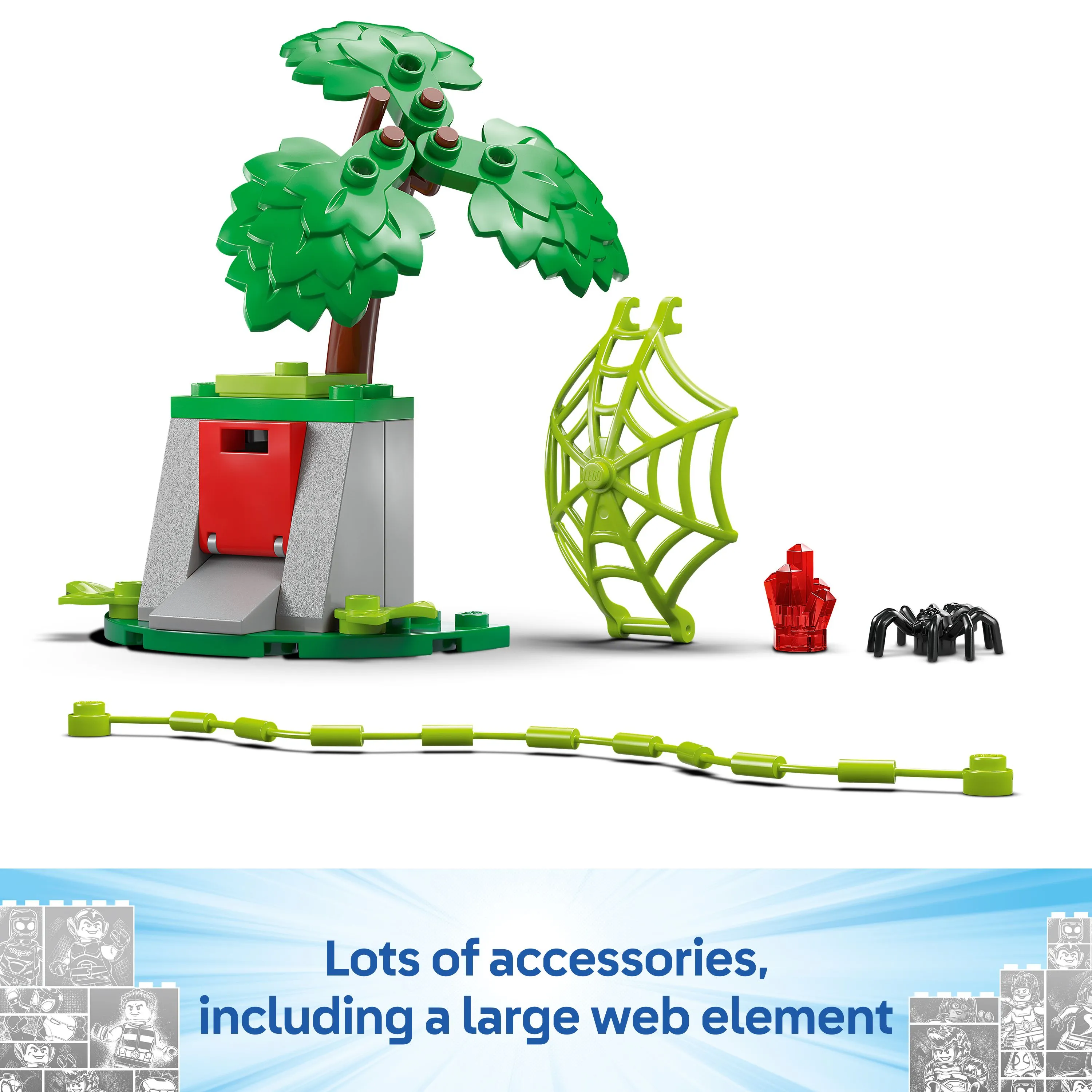 LEGO Marvel Spin and Electro: Dino Chase 11198