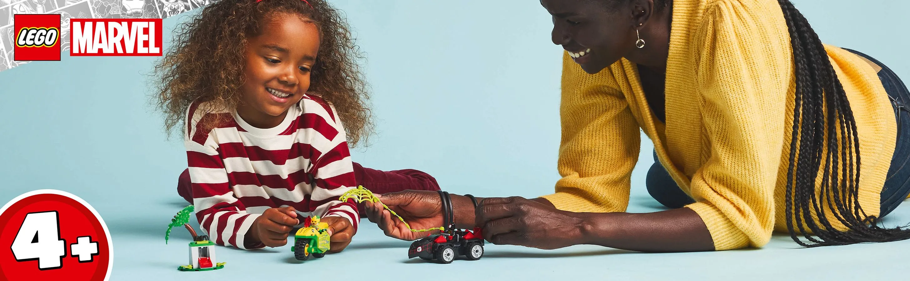 LEGO Marvel Spin and Electro: Dino Chase 11198