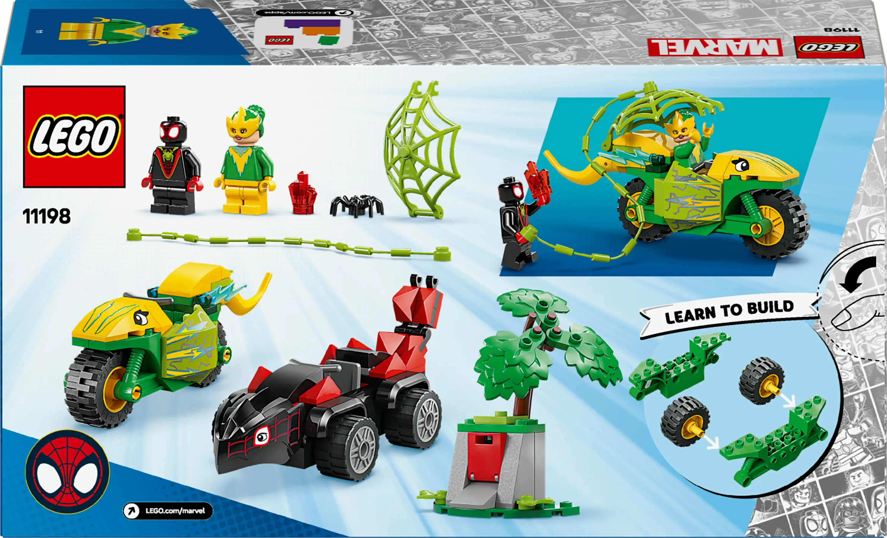 LEGO Marvel Spin and Electro: Dino Chase 11198