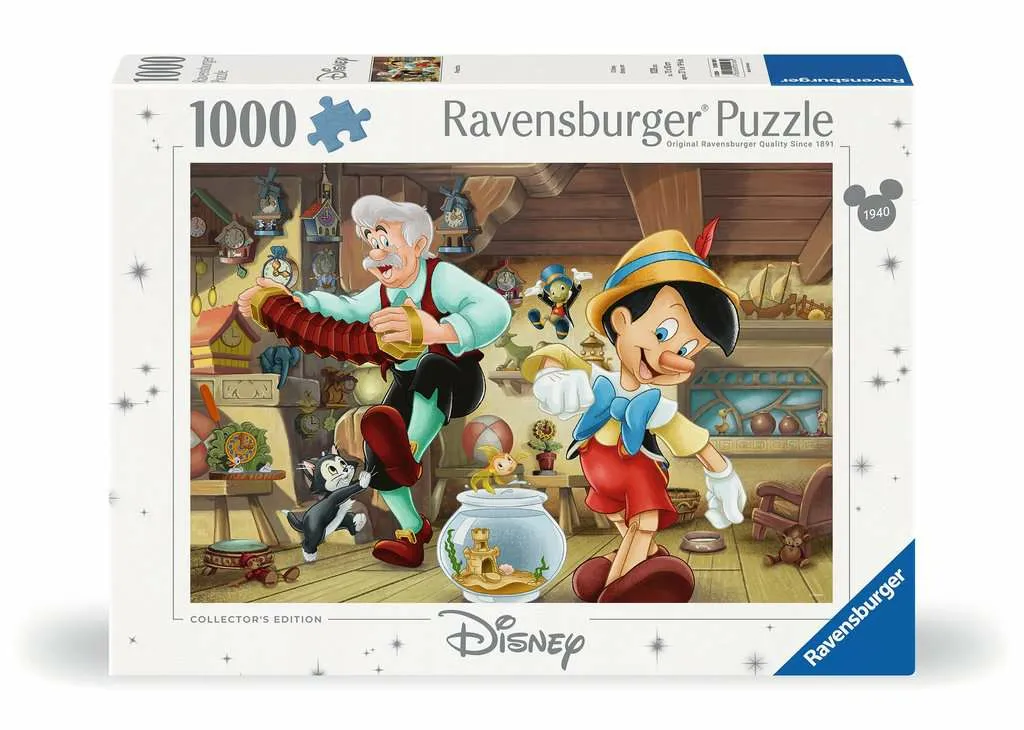 Ravensburger Disney Collector's Edition: Pinocchio - puzzle, 1000 pcs