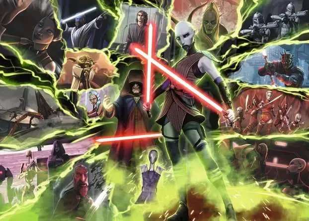 Ravensburger Star Wars Villainous: Asajj Ventress - puzzle, 1000 pcs