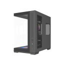 SAMA V52 Midi-Tower Case with window and RGB lighting, Black