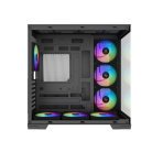 SAMA V52 Midi-Tower Case with window and RGB lighting, Black