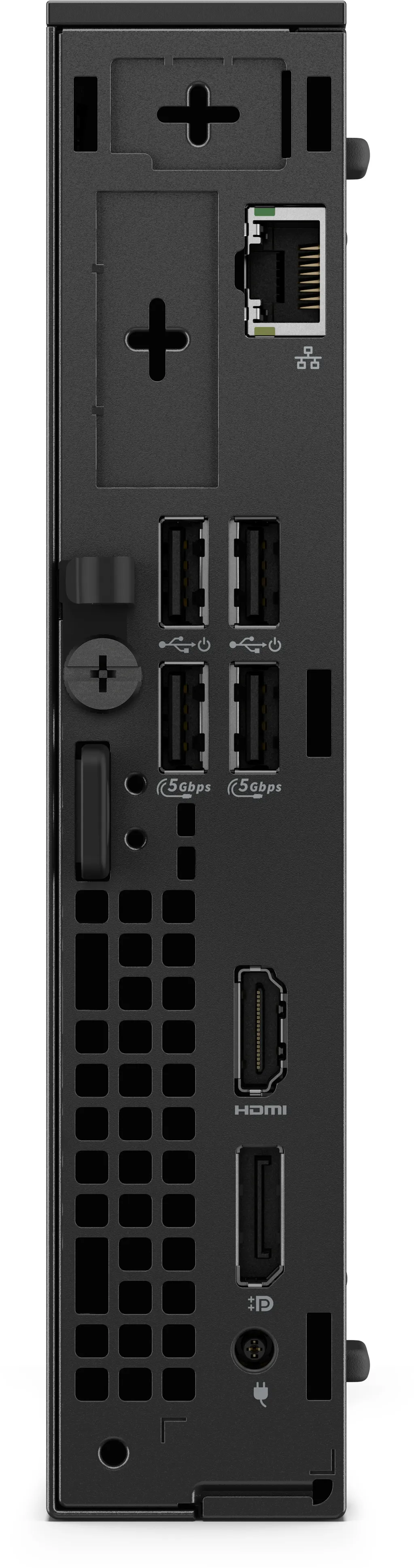 DELL Pro Essential Micro PVM1265 AMD Ryzen 5 230, 16 Gt, 512 Gt, Win 11 Pro -minitietokone, musta