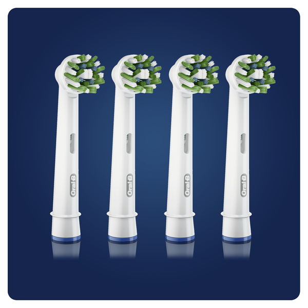 Oral-B CrossAction - borsthuvud, 4 st
