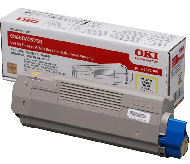 OKI 43872305 lasertoner, gul