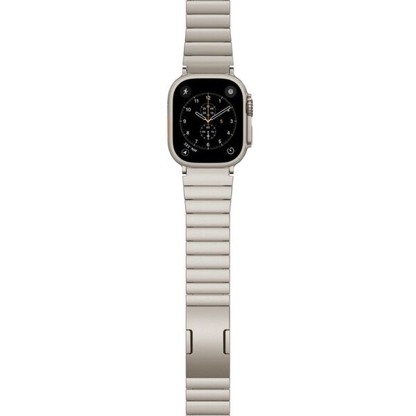 Epico UNUM Titanium Watch Band for Apple Watch 42/44/45/49mm - silver