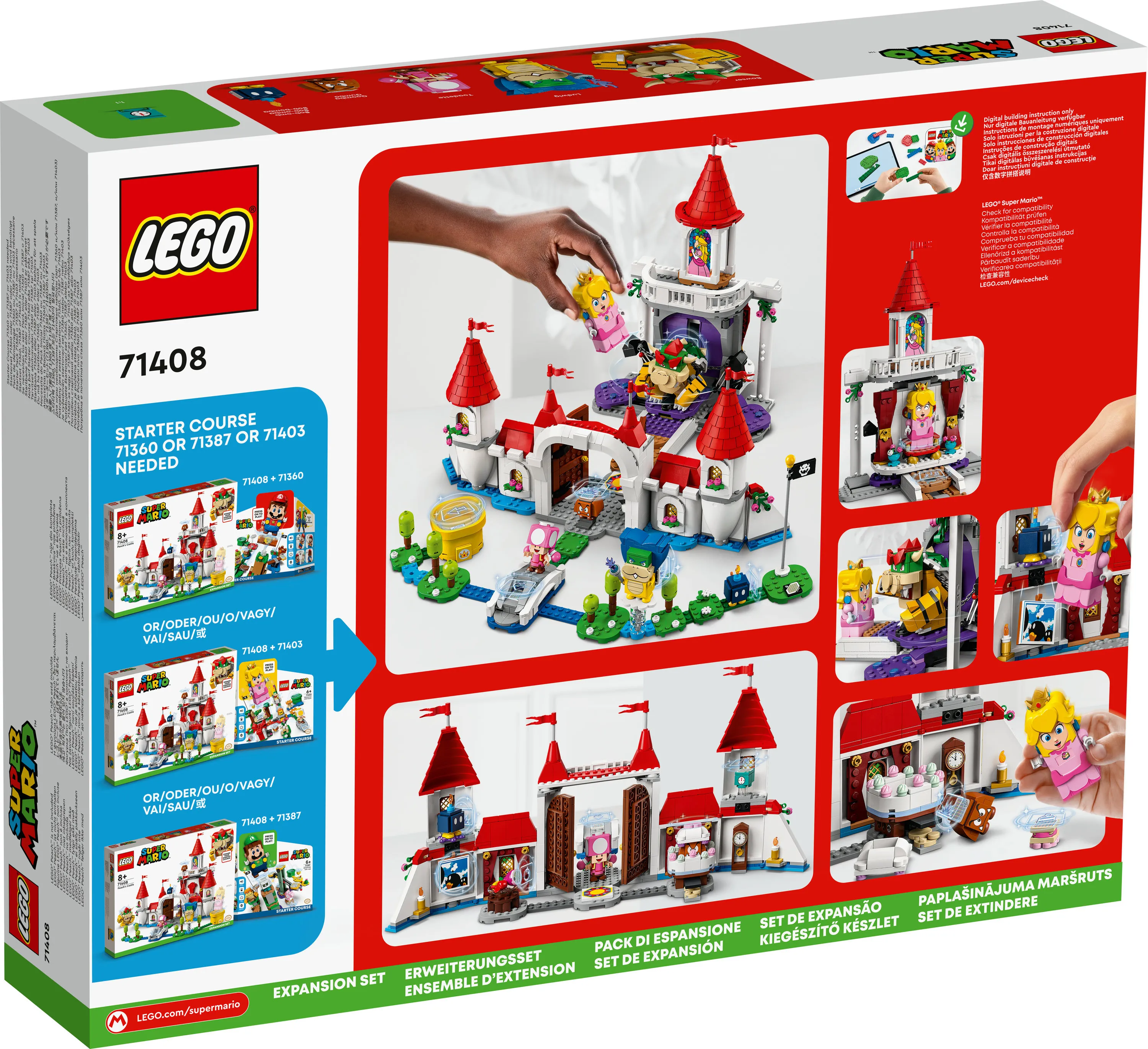 Lego Super Mario Peach&rsquo;s Castle Expansion Set 71408