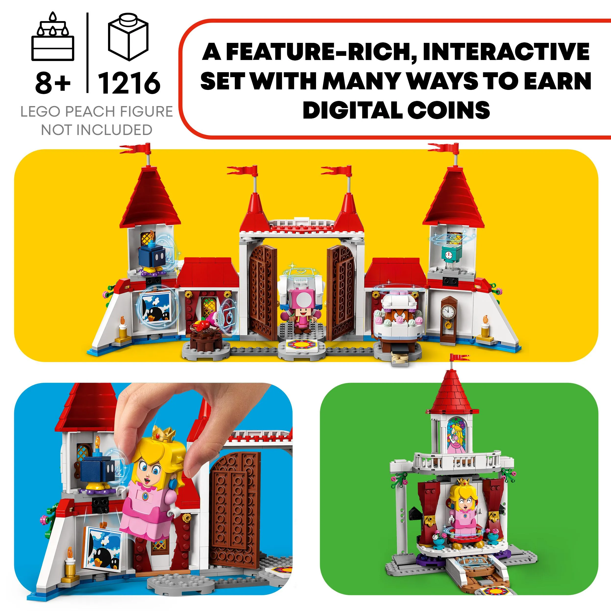 Lego Super Mario Peach&rsquo;s Castle Expansion Set 71408