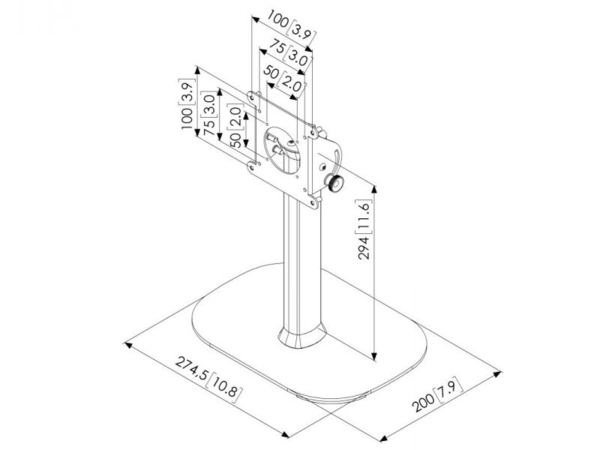 Vogel's Pro PTA 3105 Tablock -p&ouml;yt&auml;jalusta aluslevyll&auml;