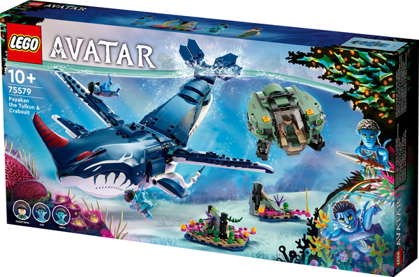 Lego Avatar Payakan the Tulkun Avatar and Crab Suit Construction Toy 75579