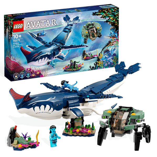 Lego Avatar Payakan the Tulkun Avatar and Crab Suit Construction Toy 75579