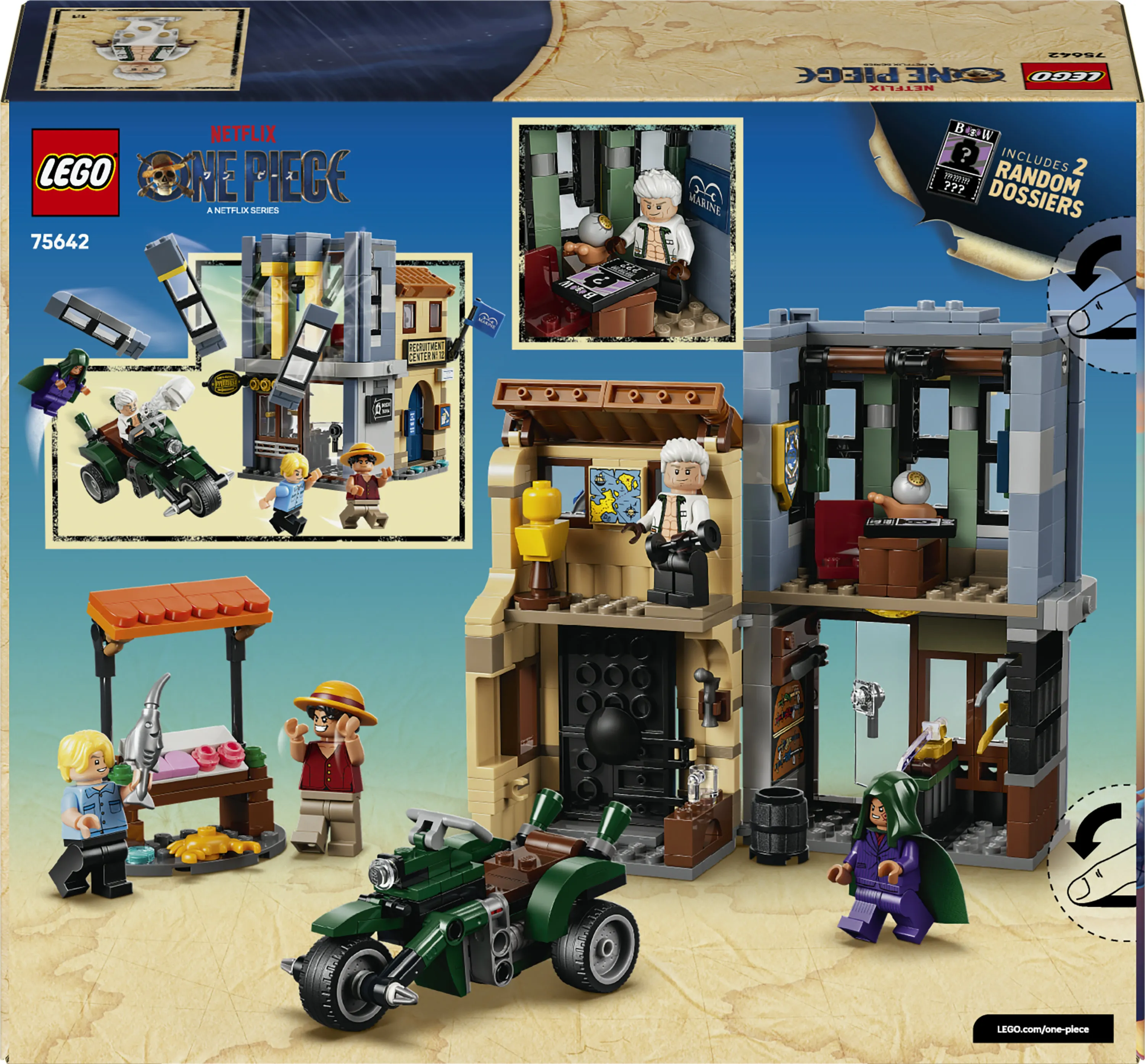 LEGO One Piece Showdown with Captain Smoker 75642