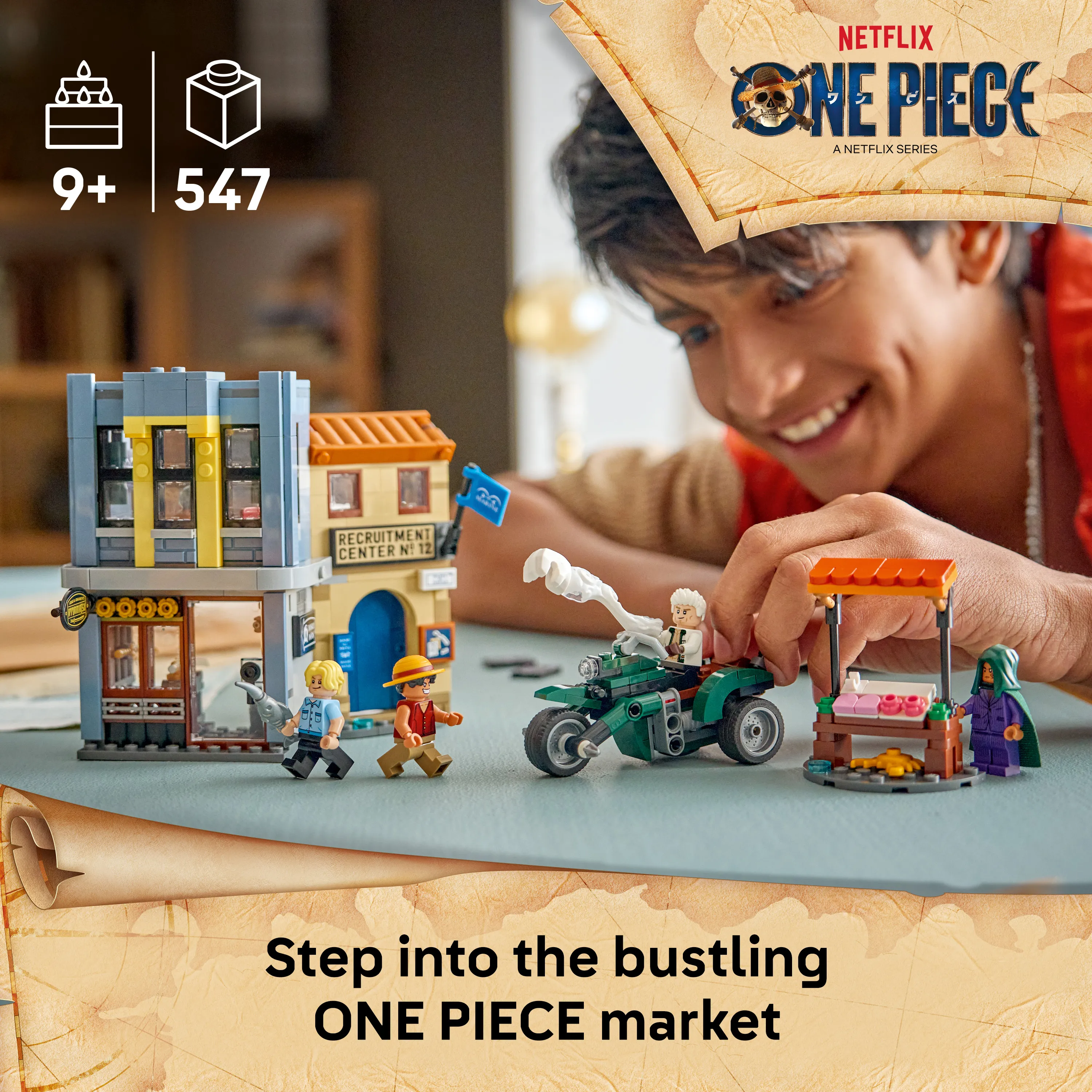 LEGO One Piece Showdown with Captain Smoker 75642