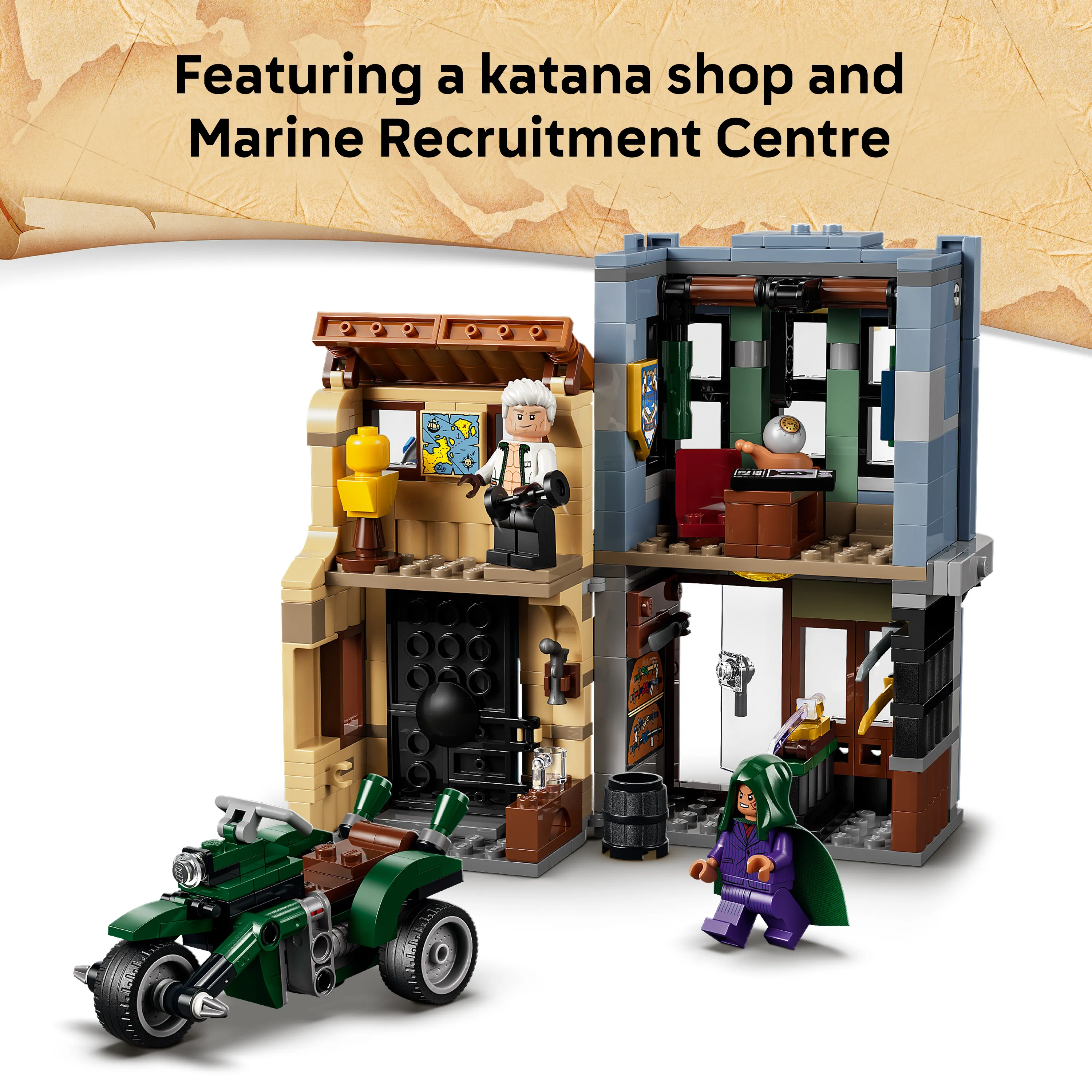 LEGO One Piece Showdown with Captain Smoker 75642