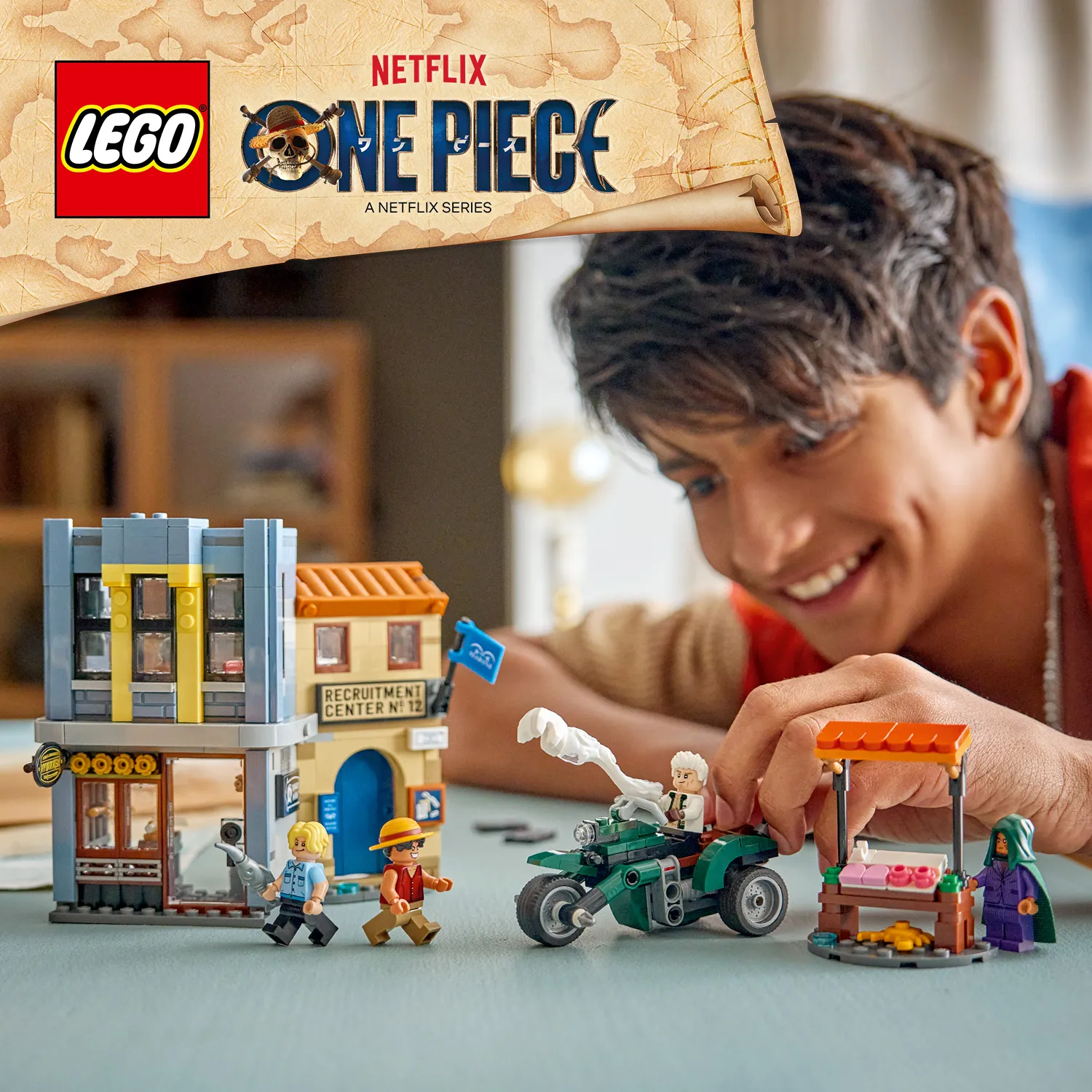 LEGO One Piece Showdown with Captain Smoker 75642