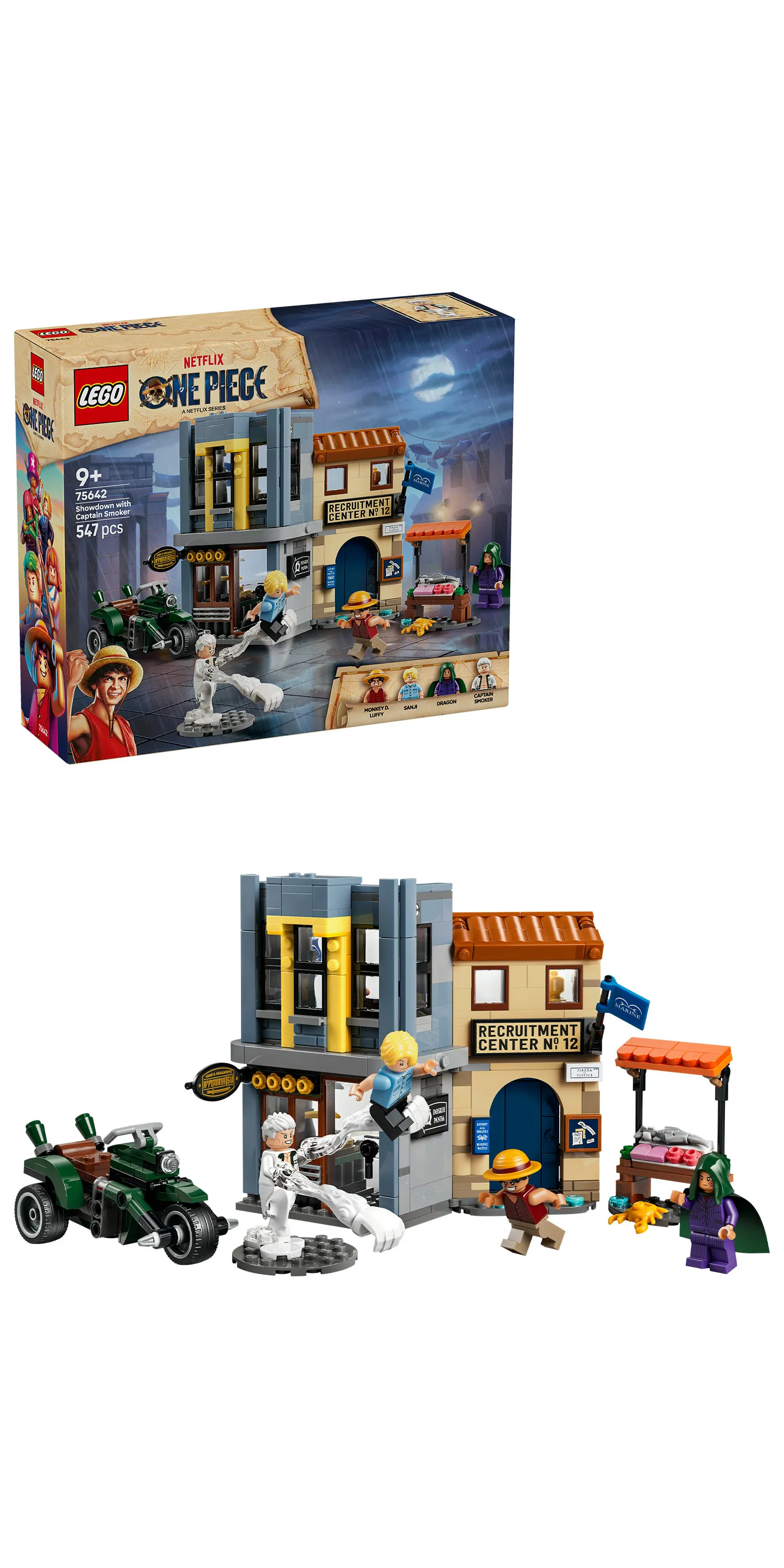 LEGO One Piece Showdown with Captain Smoker 75642