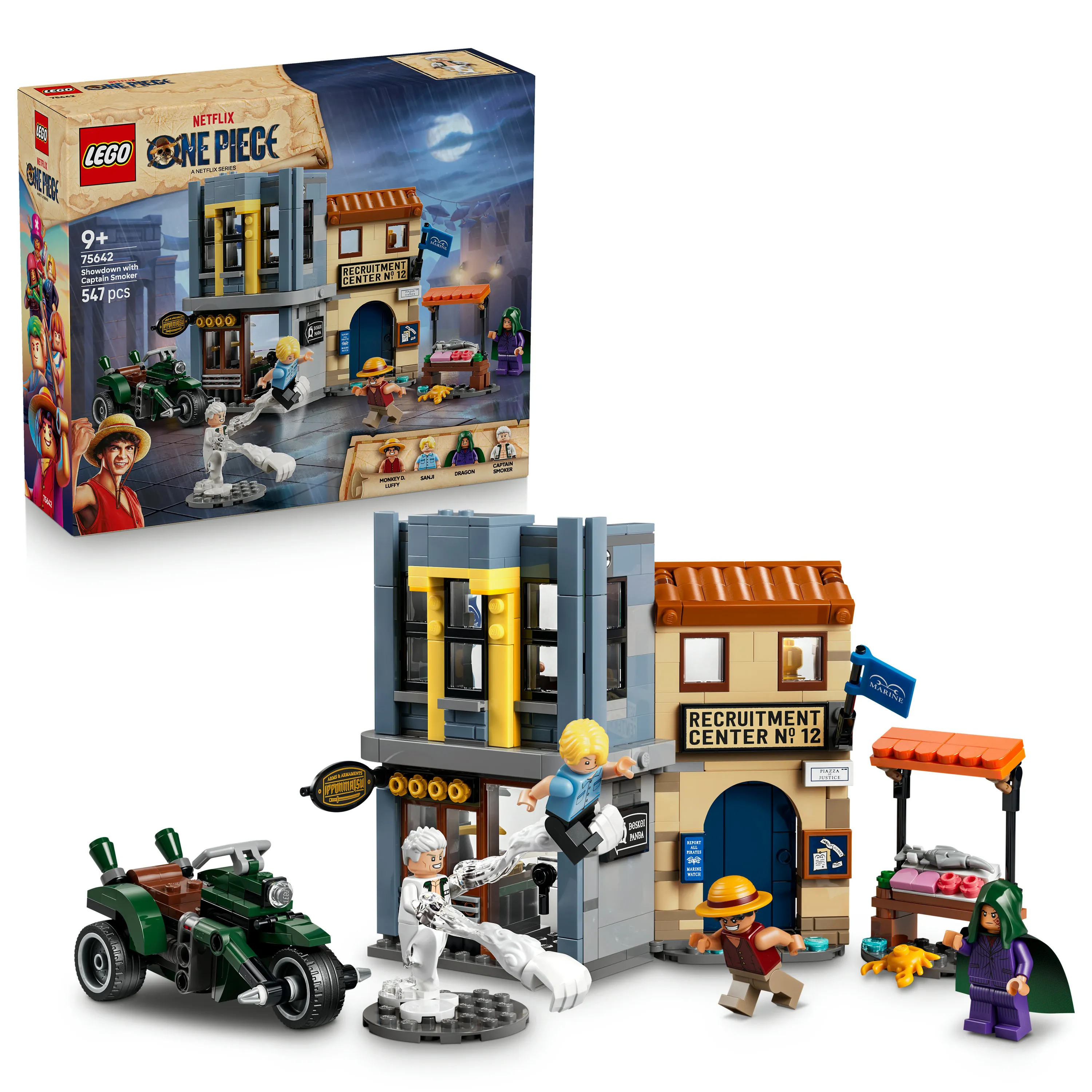 LEGO One Piece Showdown with Captain Smoker 75642