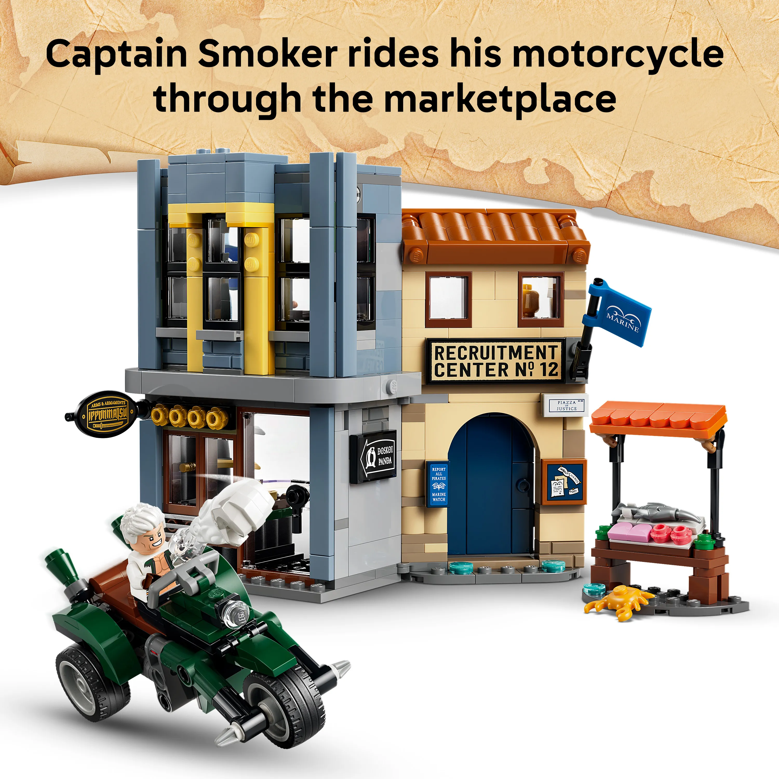 LEGO One Piece Showdown with Captain Smoker 75642