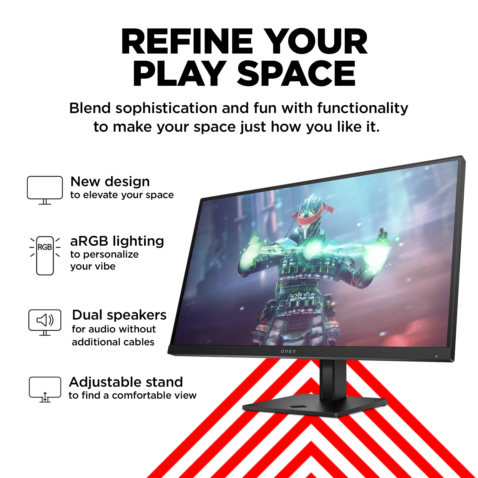 HP 27&quot; Omen 27k 4K UHD, IPS - gaming monitor