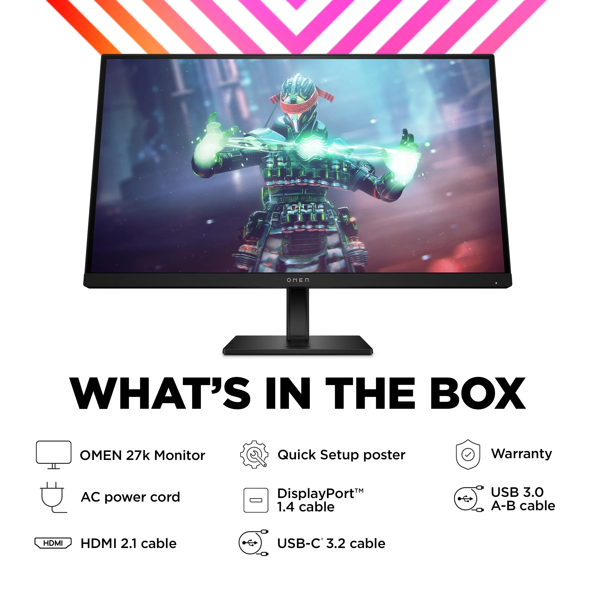 HP 27&quot; Omen 27k 4K UHD, IPS - gaming monitor