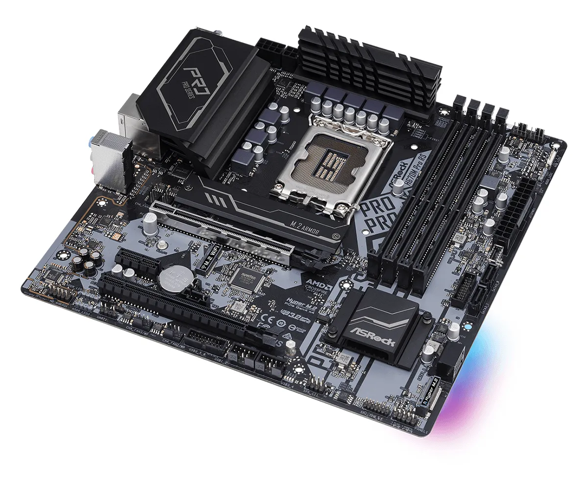 ASRock H670M Pro RS mATX - moderkort
