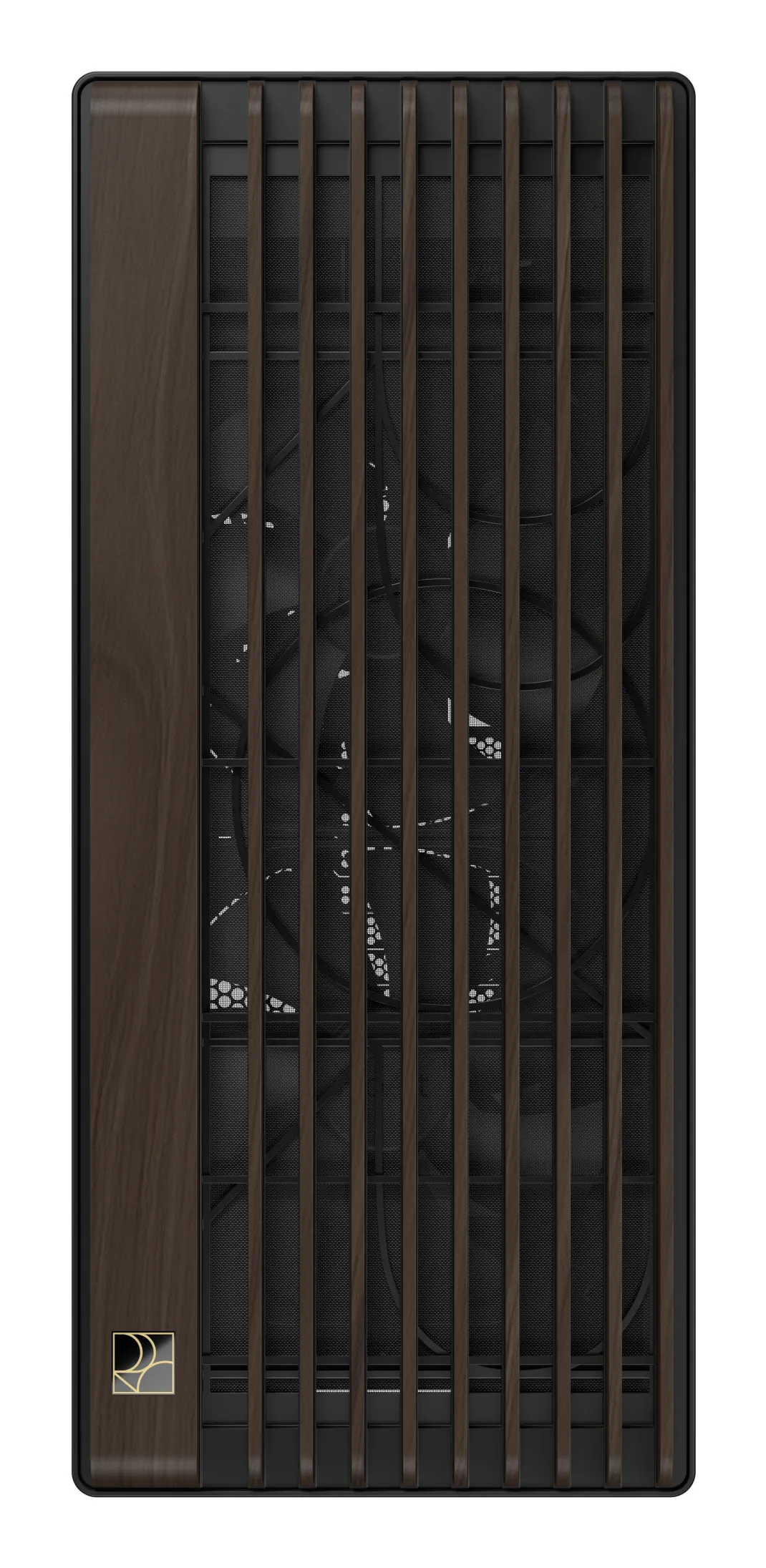 ASUS ProArt PA602 Wood Edition -miditornikotelo ikkunalla, musta, puu