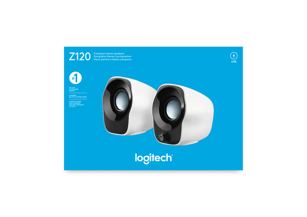 Logitech Z120 - Kaiuttimet - kannettavaan k&auml;ytt&ouml;&ouml;n - 1.2 watt (Kokonais)